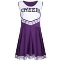 Børnefodbold baby cheerleader uniformer performance uniformer Lilla Purple 140cm