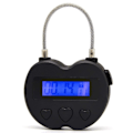 Miniatyrbild 2 av 5: 2x Smart Time Lock LCD-display Time Lock USB-laddningsbar tillfällig timerhänglås reseelektronik