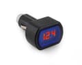 Miniatyrbillede 2 af 6: Voltmeter til Bil - Cigarettænderudtag Black Svart