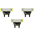 Miniatyrbild 1 av 2: 3-pack Rakblad Kompatibla med Philips Oneblade Ersättningsblad One Blade Pro-blad 360° rotation