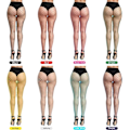 Miniatyrbild 3 av 7: 8 Par Färgglada Fiskenätsstrumpor Leggings Hög Midja Strumpbyxor