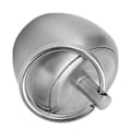 Miniatyrbillede 6 af 7: Rustfrit stål pilleæske æbleform mini bærbar rustfrit stål metal lille medicinæske forseglet dåse nøglering vedhæng