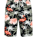 Pikkukuva 3 / 5: Miesten Havaiji-paita ja shortsit -setti Regular Fit lyhythihainen rento funky ranta flamingo paita setti 3XL 3XL Black Flamingo Palm