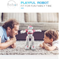 Miniatyrbilde 6 av 7: Rc Robot Leker Geststyring Fjernkontroll Programmerbar Robot