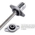Miniatyrbilde 6 av 7: 6 Stykker Lagerbukk 8mm Diameter Sinklegering Romboedrisk Selvjusterende Lagerbukk Lagerblokk for KFL-serien Maskiner Transportør