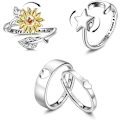 Miniatyrbillede 2 af 7: Antistressring, 4 Ringe Flerfärgad MultiColor