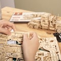 Pikkukuva 4 / 4: 3D-puinen palapeli aikuisille - mekaaniset automallin rakennussarjat - hankalat palapelit - ajoneuvojen rakennussarjat