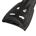 Miniatyrbillede 5 af 6: Nøglehus/Alarmdåse med 4 Knapper til Saab 9-3 & 9-5 Black Svart