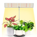 Miniatyrbillede 1 af 7: Justerbar LED-vækstlampe med 3 lystilstande og 4-trins lysdæmper