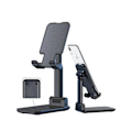Miniatyrbilde 2 av 4: Telefonstativ - iPadholder - Sammenleggbar - Opptil 10 tommer Black Svart