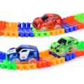 Miniatyrbild 3 av 4: 3-pack LED nattlampa bilar för barn (blå, röd, grön) Förpackning 1