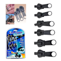 Miniatyrbillede 1 af 8: 6-pak Instant Fix Lynlås Reparationssæt Udskiftning Zip Slider DIY A A one size