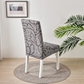 Miniatyrbilde 4 av 5: Stoltrekk, 6-pakning, Stretch, Avtakbare, Vaskbare, Korte, Beskyttelse for Spisestolputer, for Hotell, Spisestue, Seremonier