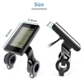 Miniatyrbillede 5 af 5: Protokoll 2 Elcykel Cykel Display 24v 36v 48v Lcd S830 Display Med USB Vandtæt Tilslutning black