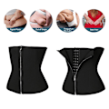 Miniatyrbillede 10 af 11: Sauna svedbælte til vægttab Neopren talje træner Body Sh blackL XL