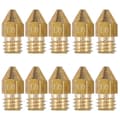 10-pak 1 mm messingekstruderdyser til 1,75 mm MK8 3D-printere