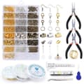 Miniatyrbilde 1 av 10: Mega Kit for Smykkefremstilling - Tenger, Tråd, Ringer - DIY Multicolor multifärg