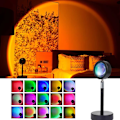 Miniatyrbilde 2 av 10: Sunset Lampe - Stemningsbelysning med Fjernkontroll svart black