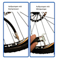 Miniatyrbillede 6 af 6: Cykelventiladapter til luftpumpe / Sæt med 15 dele