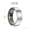 Miniatyrbillede 3 af 11: Smart Ring R1000 – Søvnmonitor, Bluetooth 5.0, Blodiltmåler Sølv Silver 13