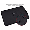 Miniatyrbild 8 av 9: Laptopfodral 13.3 tum canvas Svart Sort