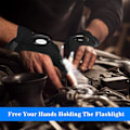 Miniatyrbild 2 av 7: LED Ficklampa handskar, presenter för män honom pappa pojkvän, cool pryl hands-free lampor för camping fiske reparation, farsdag jul födelsedag Gi
