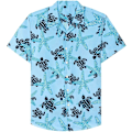 Pikkukuva 2 / 6: Miesten Havaiji-paita ja shortsit setti Regular Fit lyhythihainen rento funky ranta flamingo paita setti XL XL Blue Starfish