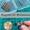 Miniatyrbillede 3 af 5: 300 stk magneter 3x1mm - Små magneter Neodymmagneter - Sjældne jordartsmagneter - Minimagneter Små runde magneter