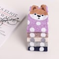 Miniatyrbillede 3 af 7: 5-pak Tegneseriestrømper med Dyremotiver - Hund, Kat, Ugle MultiColor MultiColor Katt - Cat