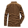 Miniatyrbillede 3 af 5: Vintage blazer til afslappet fløjlsdragt til mænd khaki khaki L