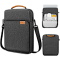 Miniatyrbillede 3 af 5: Laptop Taske Crossbody Taske Sort Svart S