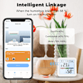 Miniatyrbilde 6 av 10: Smart WiFi Temperatur- og luftfuktighetsmåler Slitesterk Komfortabel temperatursensor for kontor og hjem
