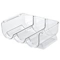 Miniatyrbild 2 av 8: Stackbar Transparent Plastvinflaskehållare för Hemvisning - Rymmer 3 Flasko 3 layers