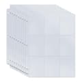 10-Pack - Plastfickor för Samlarkort - Card Sleeves 9-fack Transparent Transparent