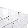 Miniatyrbild 8 av 8: Stackbar Transparent Plastvinflaskehållare för Hemvisning - Rymmer 3 Flasko 3 layers