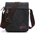 Miniatyrbild 1 av 5: Herr axelväska, canvas crossbody väska, 13,3 tum laptop väska