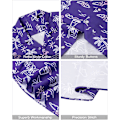 Pikkukuva 4 / 5: Miesten Havaiji-paita ja shortsit setti Regular Fit lyhythihainen rento funky ranta flamingo paita setti S S Navy