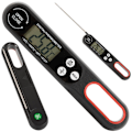 Miniatyrbild 1 av 10: Vikbar Digital Kökstermometer Instant Read svart black