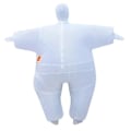 Miniatyrbilde 1 av 5: Oppblåsbar Helkroppsdrakt Kostyme Voksen Morsom Cosplay Bekledning Fest Leke Gave White