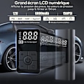 Miniatyrbillede 2 af 5: 6000mAh Mini Elektrisk Luftpumpe, Bærbar Luftkompressor Trådløs Dækpumpe 150PSI med Digital LCD-skærm, Elektrisk Cykelpumpe med LED-lys til