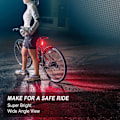 Miniatyrbild 4 av 8: Cykellampset, USB-laddningsbart cykellampset LED-cykel