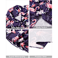 Pikkukuva 4 / 5: Miesten Havaiji-paita ja shortsit, normaali istuvuus, lyhythihainen, rento, funky ranta flamingo-paitasetti X XL Purple Flamingo Leaf