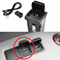 Miniatyrbilde 3 av 11: AUX-lydkabeluttak med ledning for VW Golf MK5 MK6 Jetta RCD310