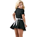 Miniatyrbillede 6 af 8: Cottelli Costumes: Maid Kostume Sort, Hvid Svart, Vit S