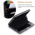 Miniatyrbillede 8 af 11: 10 Fack XL Design Rustfrit Kortholder til mindst 10 kort Black Svart