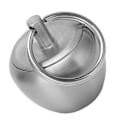 Miniatyrbillede 7 af 7: Rustfrit stål pilleæske æbleform mini bærbar rustfrit stål metal lille medicinæske forseglet dåse nøglering vedhæng