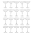 Miniatyrbillede 1 af 4: Nye engangsglas i plast til champagne - 20 stk. gennemsigtige champagneglas i plast til fester