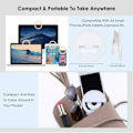 Miniatyrbillede 10 af 10: RBG Selfie Lampe Clip-On LED Ring Light til Mobiltelefon hvid white