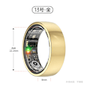 Miniatyrbillede 3 af 11: Smart Ring R1000 – Søvnmonitor, Bluetooth 5.0, Blodiltmåler Guld Guld 13