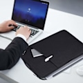 Miniatyrbilde 9 av 9: Laptopveske 13.3 tommer canvas Svart Sort